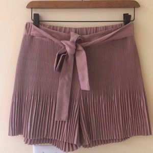 Zara pleated shorts